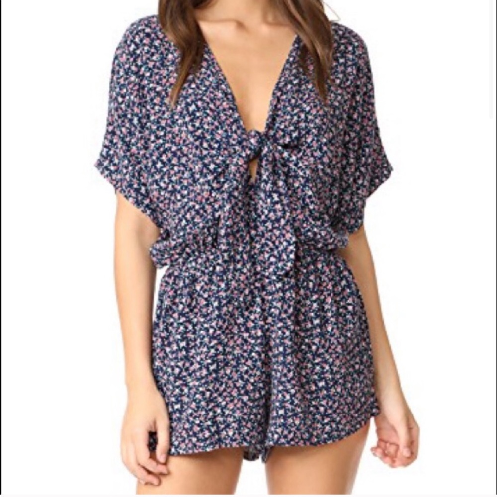 Rails Minka Tie Front Romper - image 5